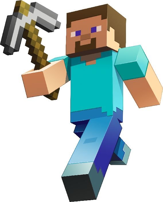 Minecraft Steve matris