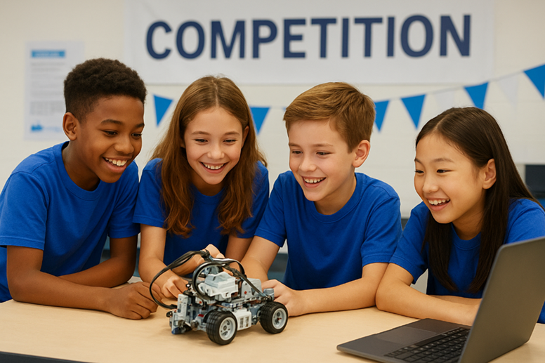 Painting robot Crest award